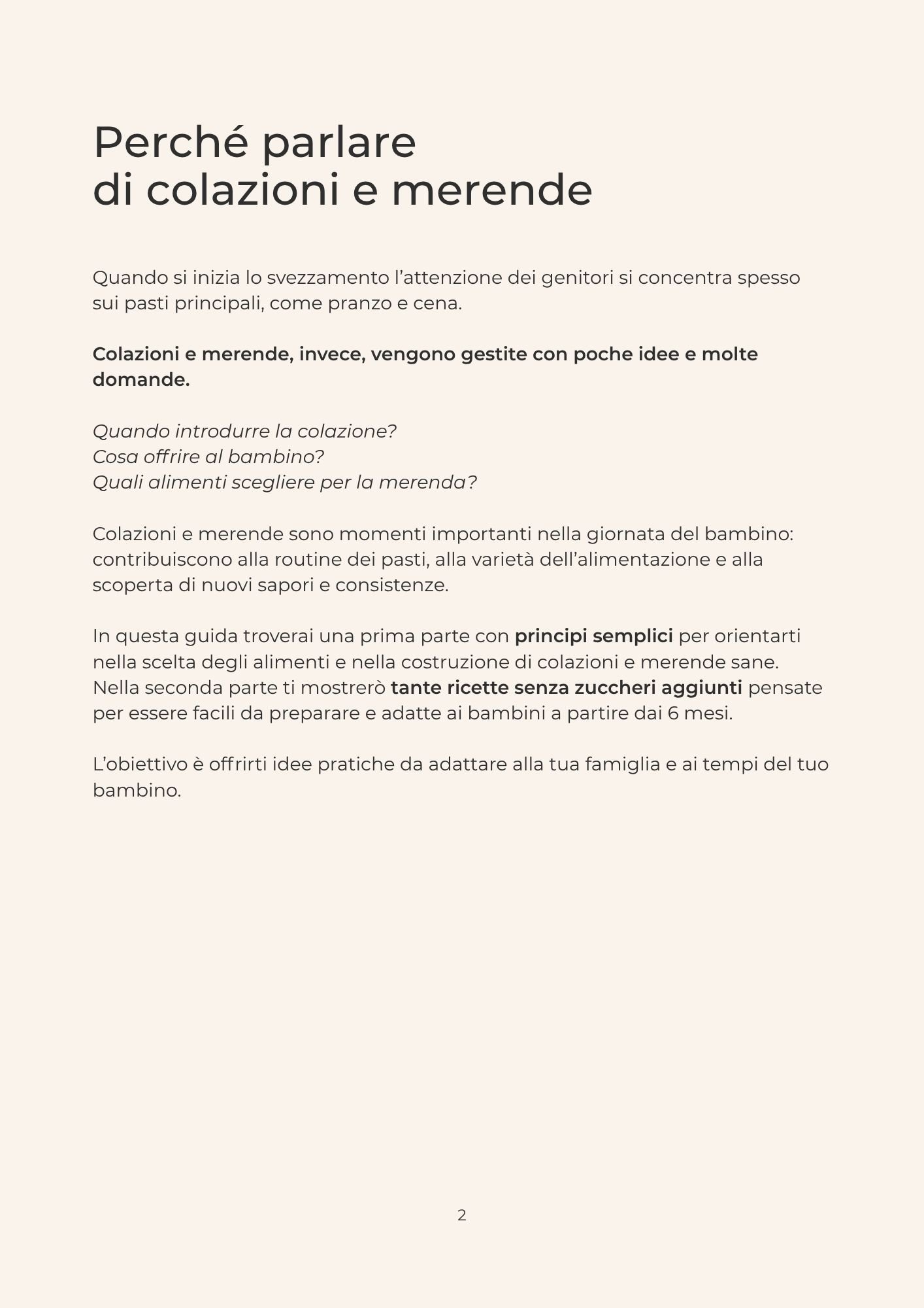 Colazioni e merende per i più piccoli - immagine 2